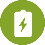 regenerative energie - Icon Batterie